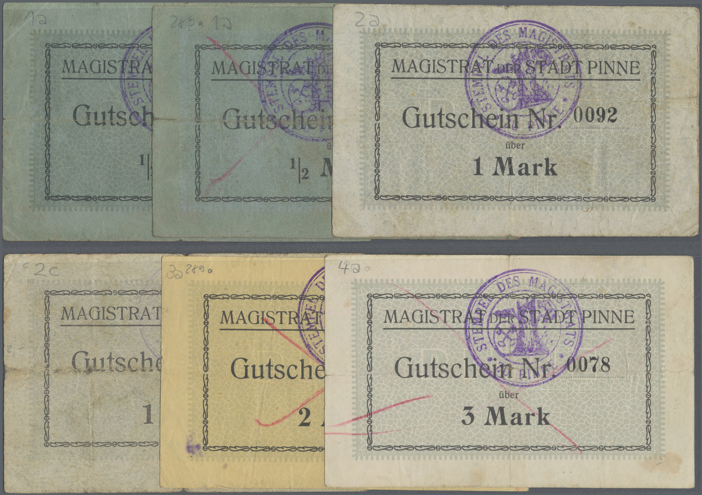 Lot 00805 - Deutschland - Notgeld - Ehemalige Ostgebiete | Banknoten  -  Auktionshaus Christoph Gärtner GmbH & Co. KG 55th AUCTION - Day 1