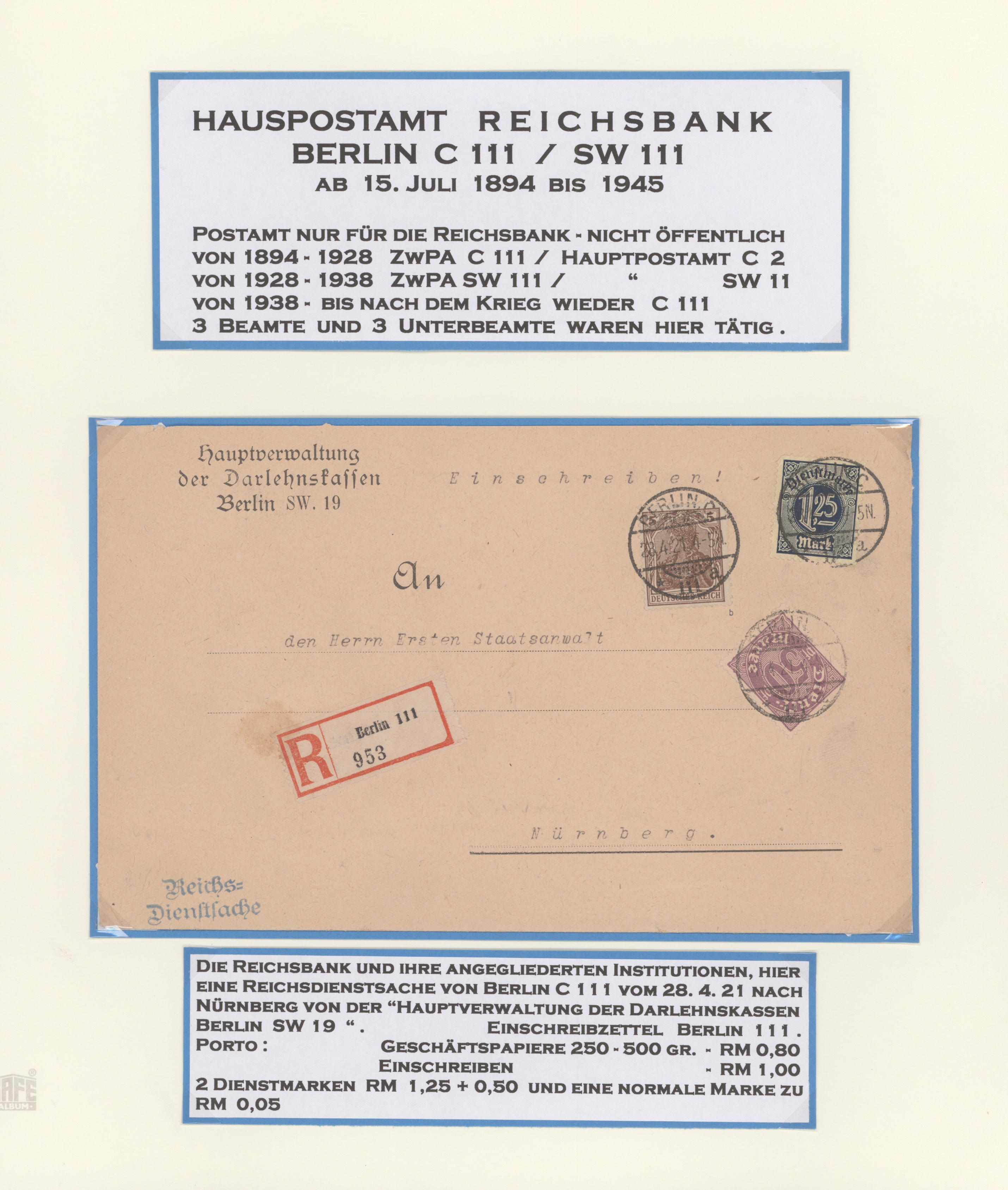 Lot 14517 - Deutsches Reich - Besonderheiten  -  Auktionshaus Christoph Gärtner GmbH & Co. KG 51th Auction - Day 5