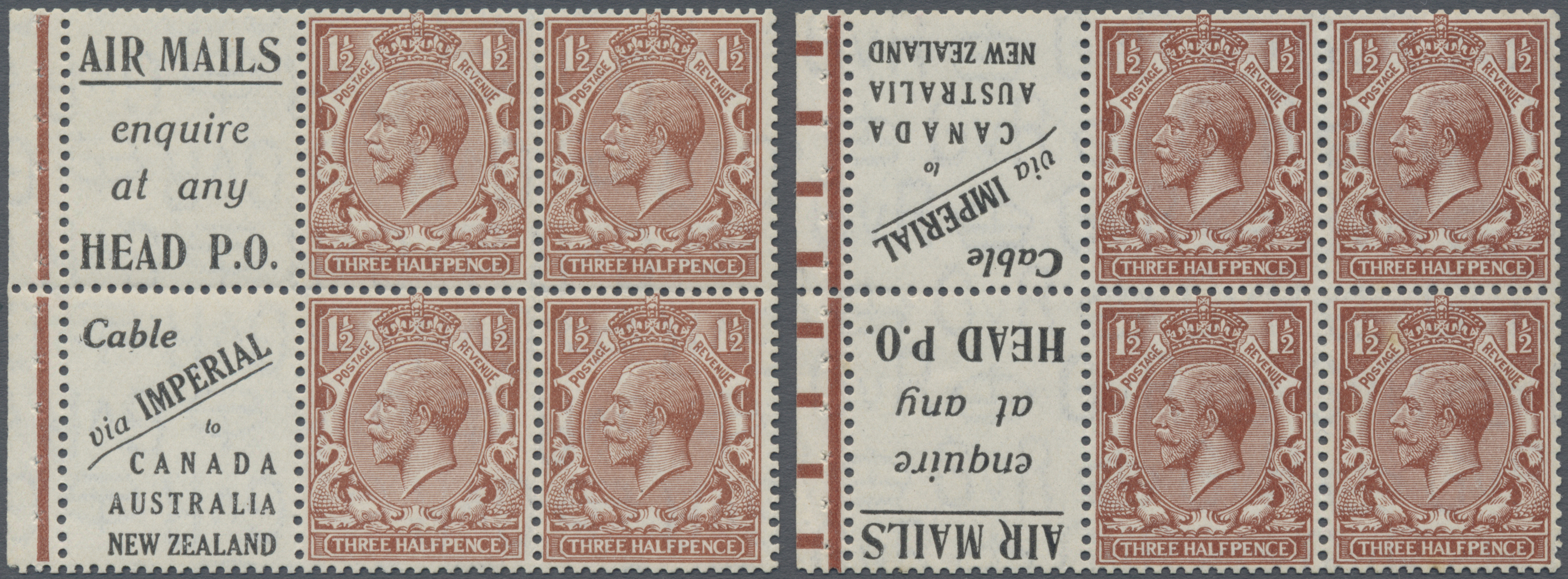 Lot 03416 - Großbritannien - Zusammendrucke - Auktionshaus Christoph Gärtner GmbH & Co. KG 57th AUCTION - Day 2 Lot 03416 - Großbritannien - Zusammendrucke - Auktionshaus Christoph Gärtner GmbH & Co. KG 57th AUCTION - Day 2