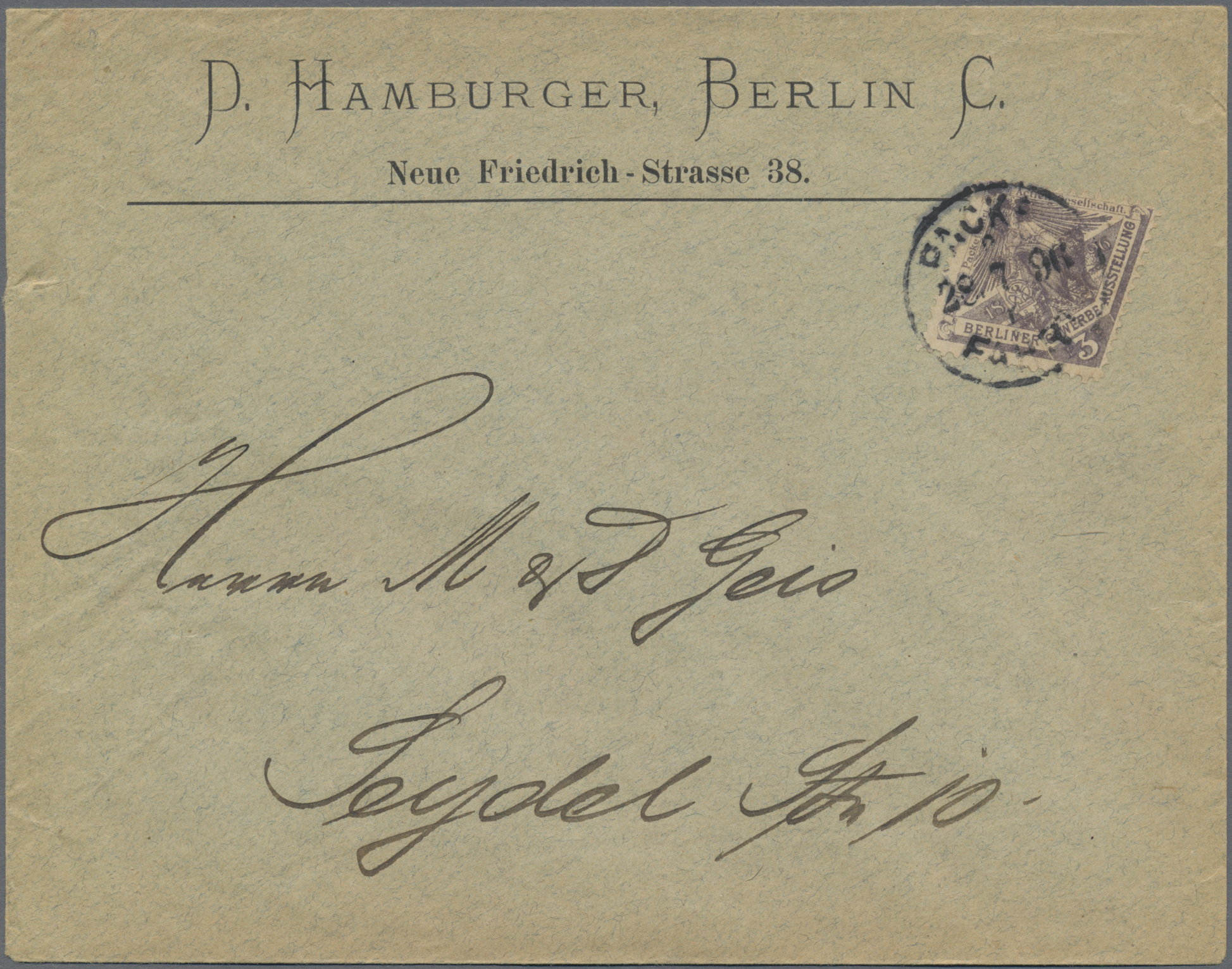 Lot 10833 - Deutsches Reich - Privatpost (Stadtpost)  -  Auktionshaus Christoph Gärtner GmbH & Co. KG 57th AUCTION - Day 5