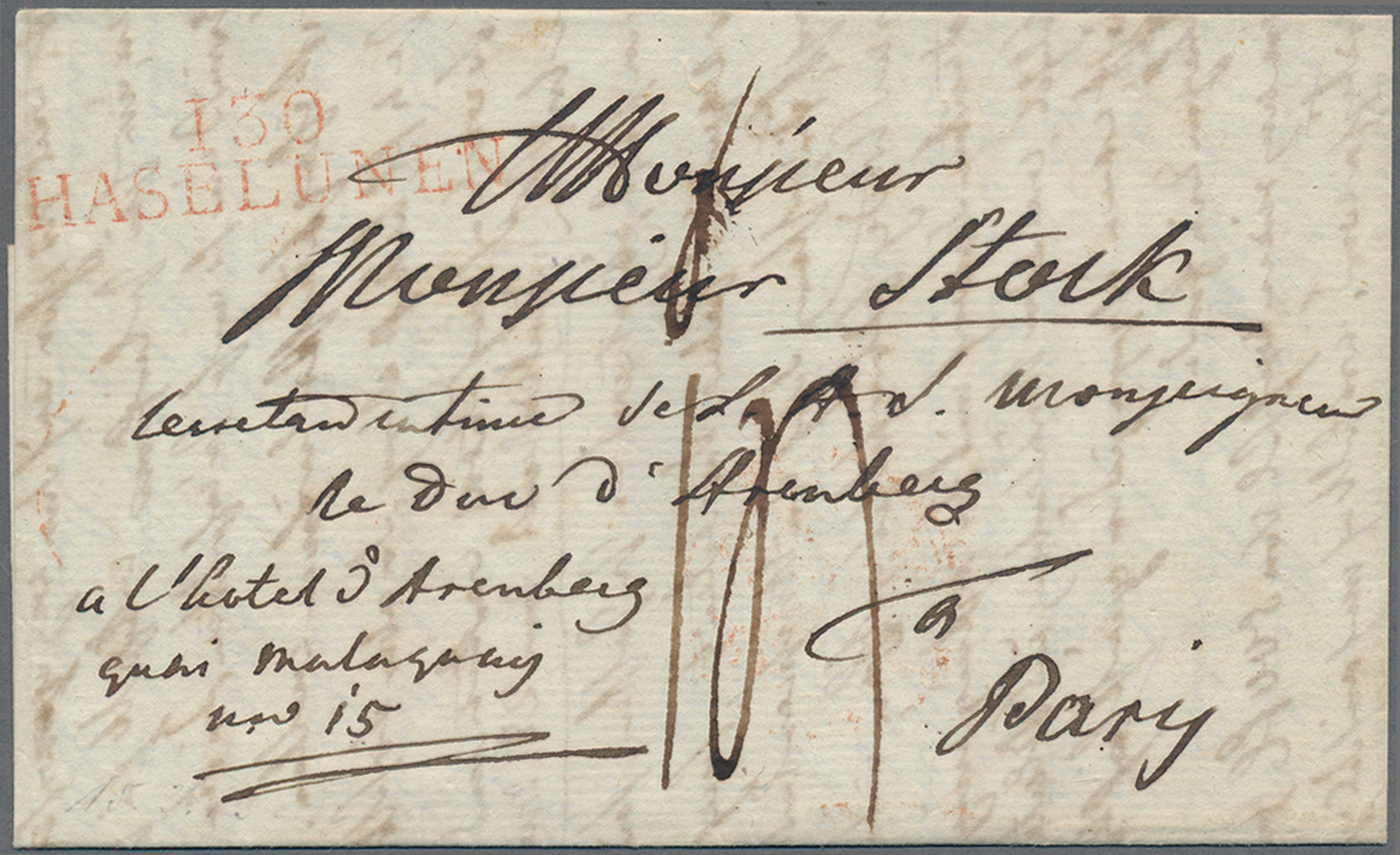 Lot 04275 - Hannover - Vorphila | Markenlose Briefe  -  Auktionshaus Christoph Gärtner GmbH & Co. KG 58th AUCTION - Day 2