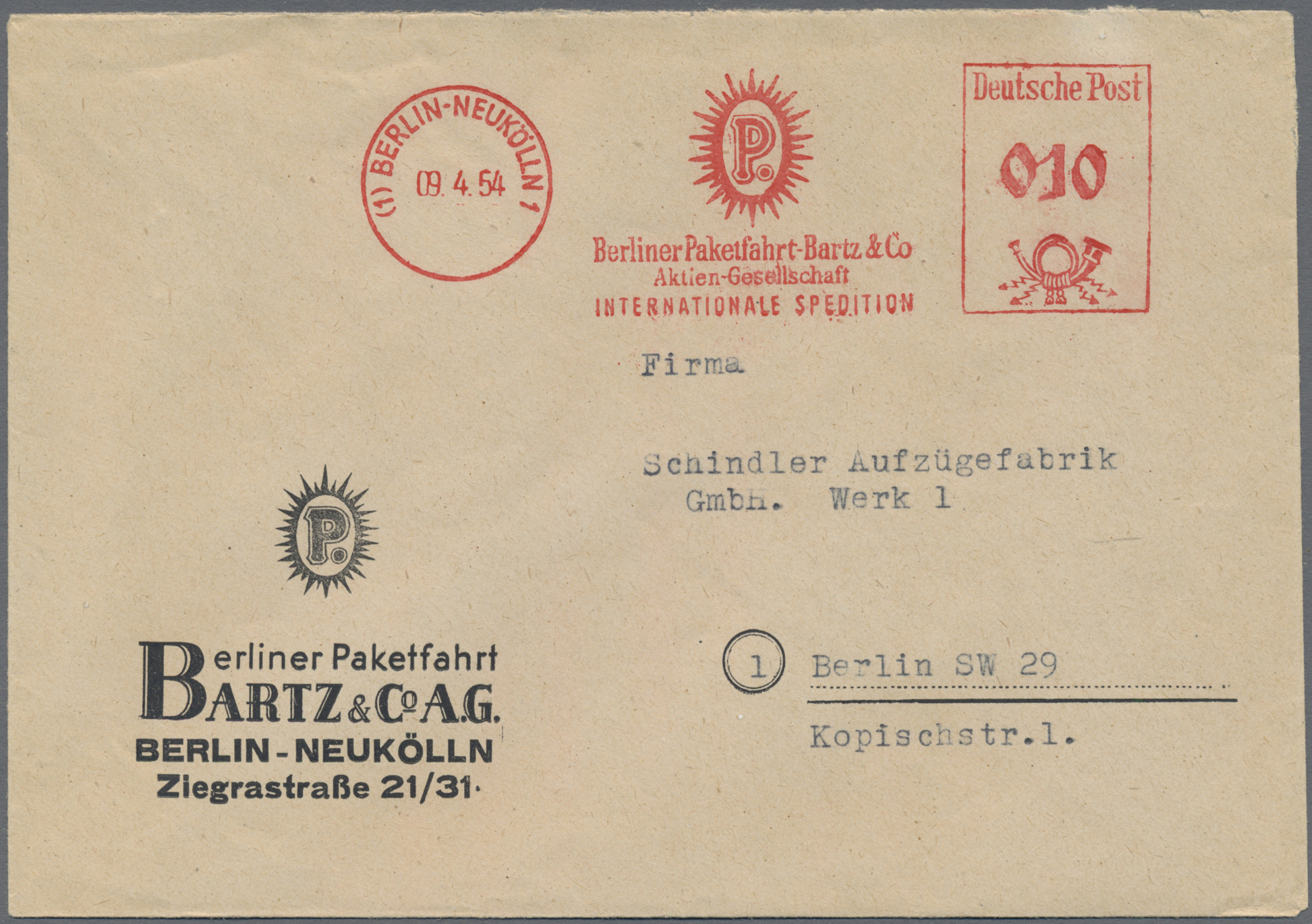Lot 10836 - Deutsches Reich - Privatpost (Stadtpost)  -  Auktionshaus Christoph Gärtner GmbH & Co. KG 57th AUCTION - Day 5