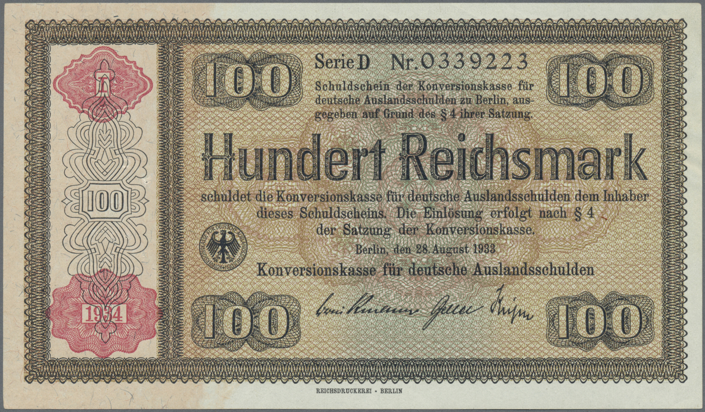 Lot 00363 - Deutschland - Sonstige | Banknoten - Auktionshaus Christoph Gärtner GmbH & Co. KG 57th AUCTION - Day 1 Lot 00363 - Deutschland - Sonstige | Banknoten - Auktionshaus Christoph Gärtner GmbH & Co. KG 57th AUCTION - Day 1