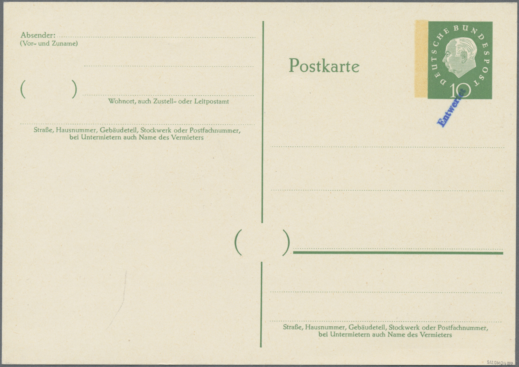 Lot 06936 - Bundesrepublik - Ganzsachen  -  Auktionshaus Christoph Gärtner GmbH & Co. KG 57th AUCTION - Day 3