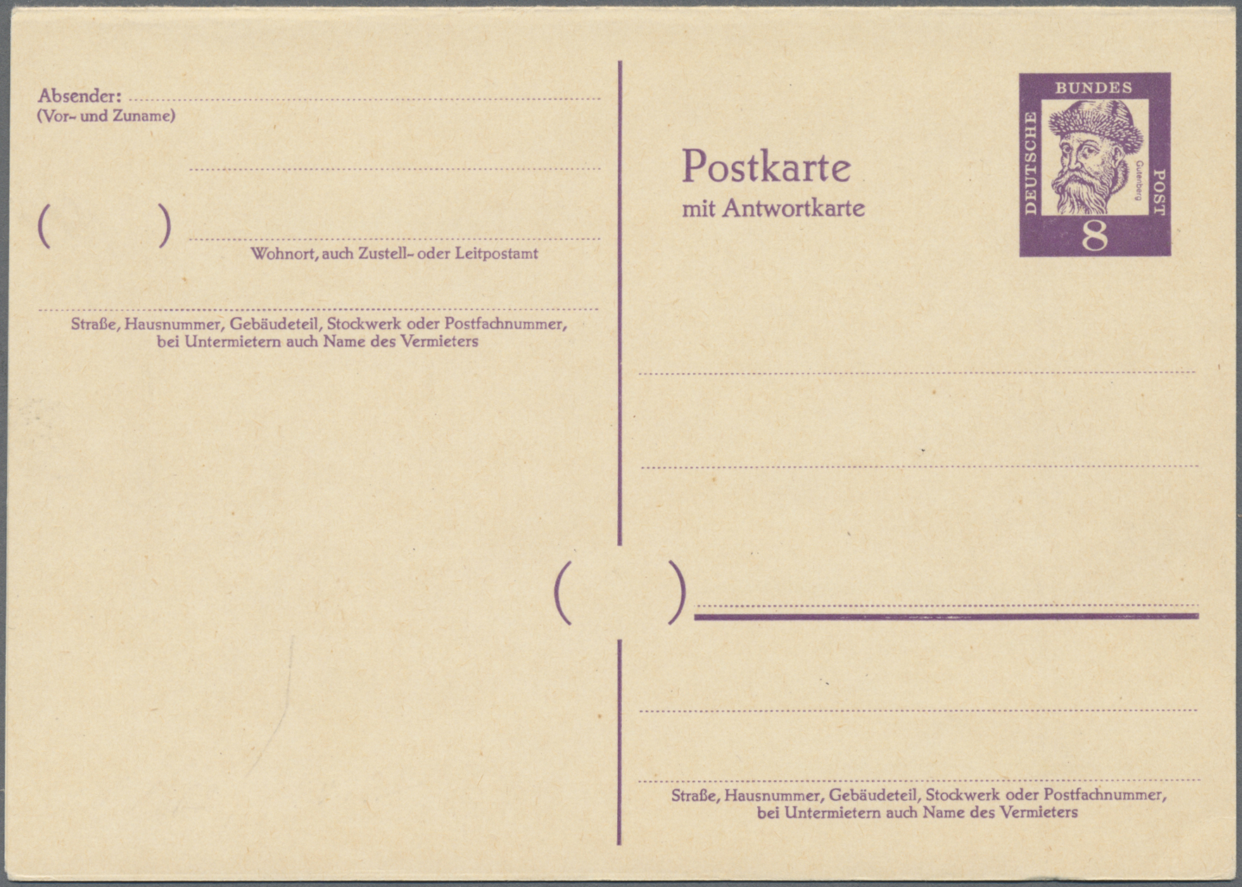 Lot 06937 - Bundesrepublik - Ganzsachen  -  Auktionshaus Christoph Gärtner GmbH & Co. KG 57th AUCTION - Day 3