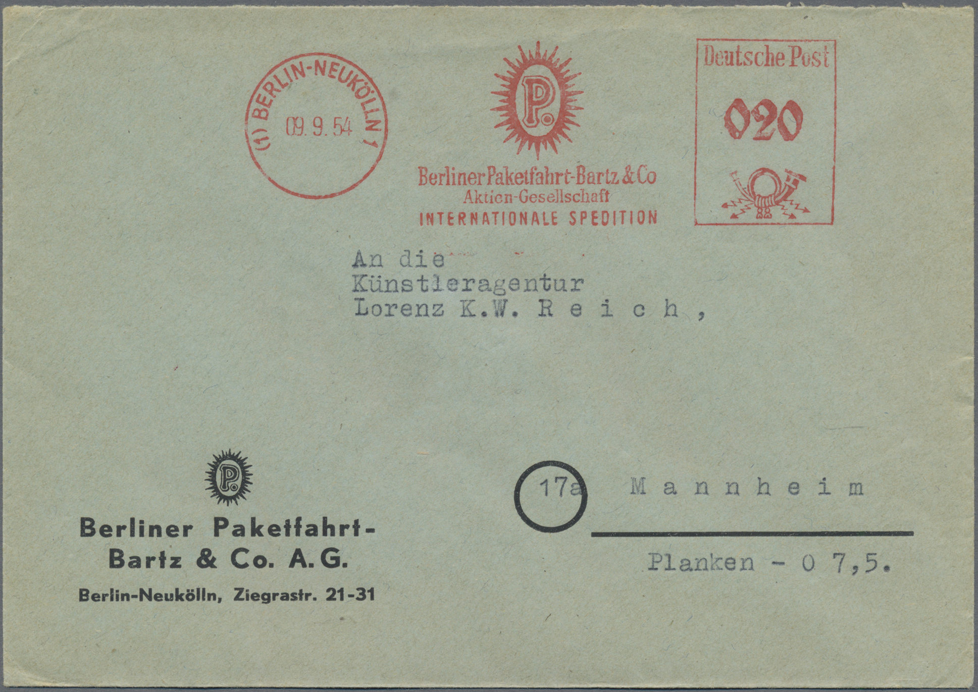 Lot 10837 - Deutsches Reich - Privatpost (Stadtpost)  -  Auktionshaus Christoph Gärtner GmbH & Co. KG 57th AUCTION - Day 5