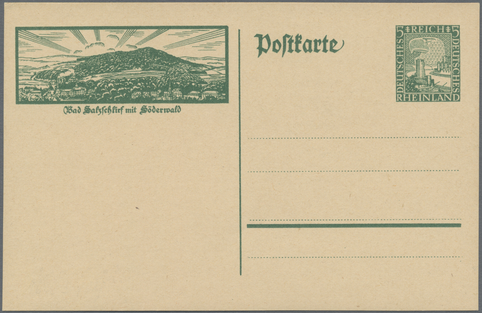 Stamp Auction - Deutsches Reich - Ganzsachen - Sale #46 Single lots ...