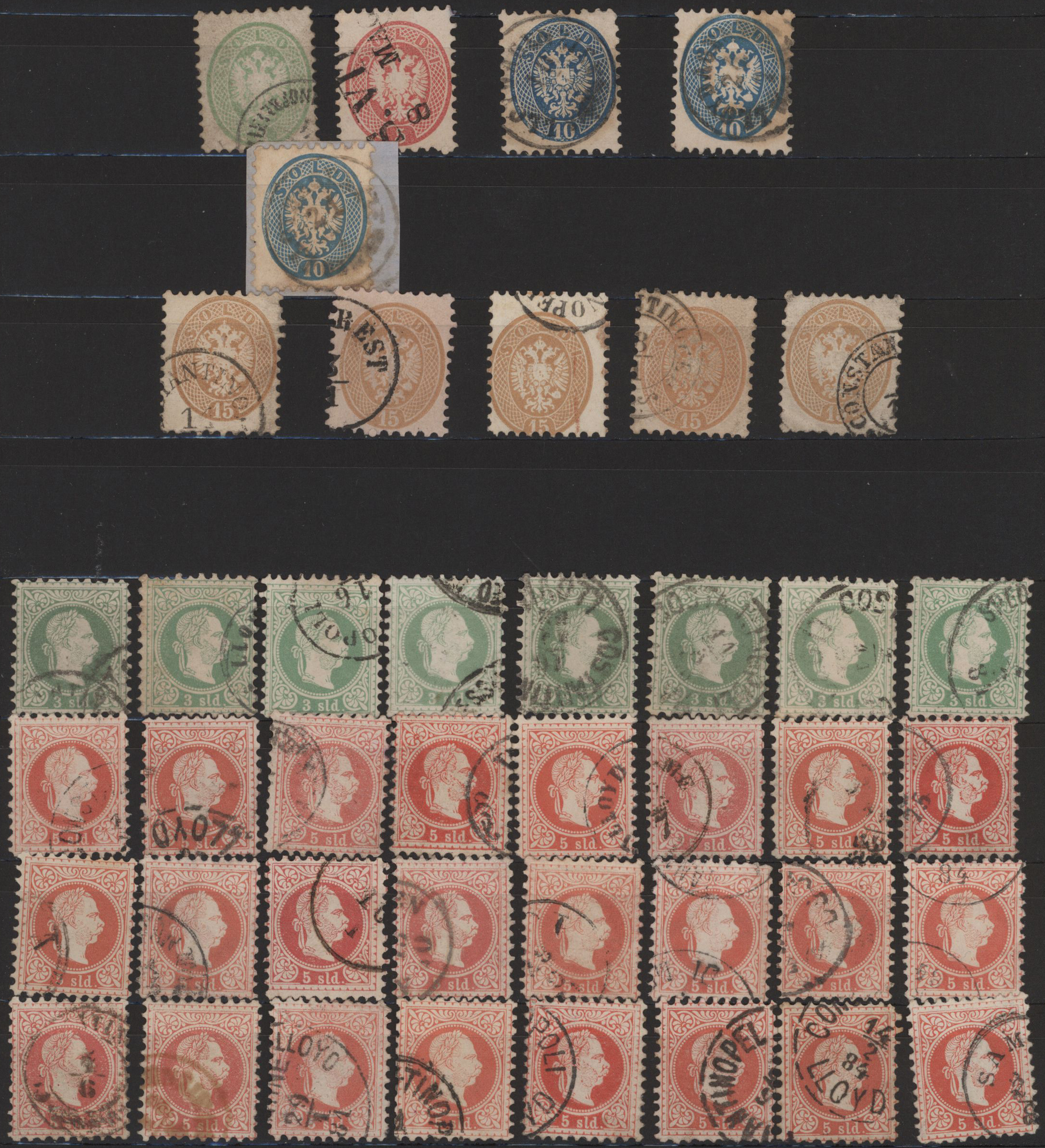 Stamp Auction - österreichische post in der levante - Sale #46 ...