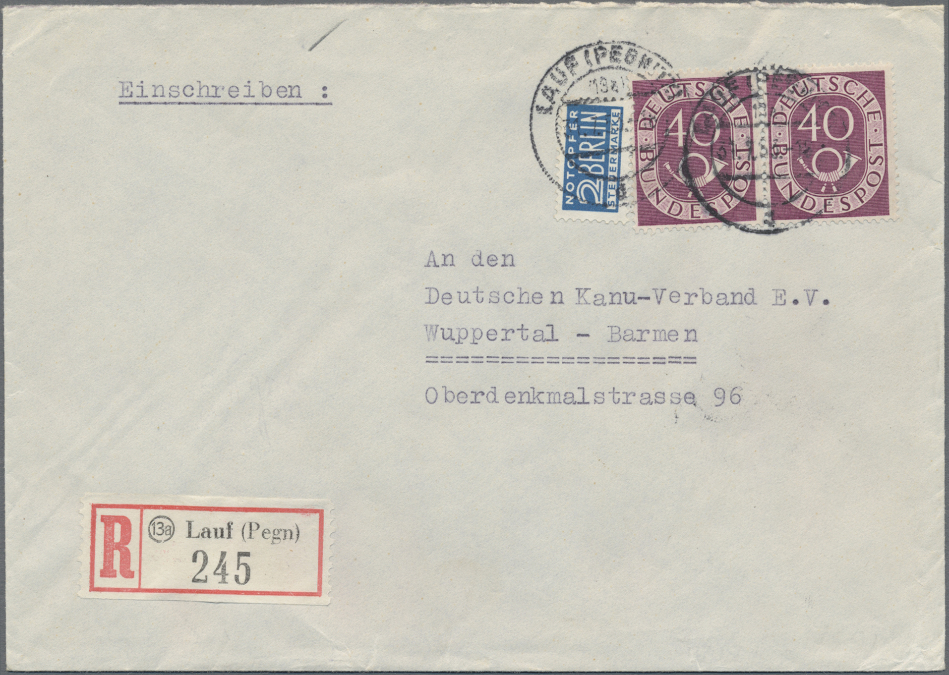 Stamp Auction - bundesrepublik deutschland - 52nd Auction - Germany ...