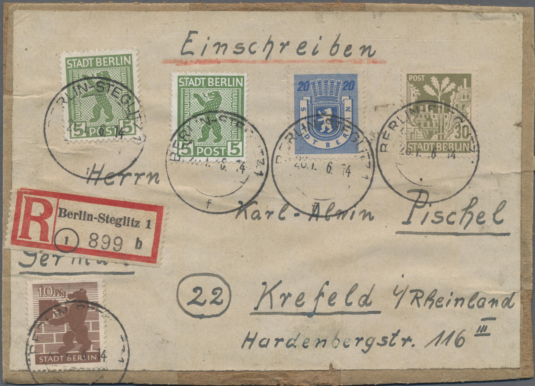 Stamp Auction - sowjetische zone - 51th Auction - Day 5, lot 15194