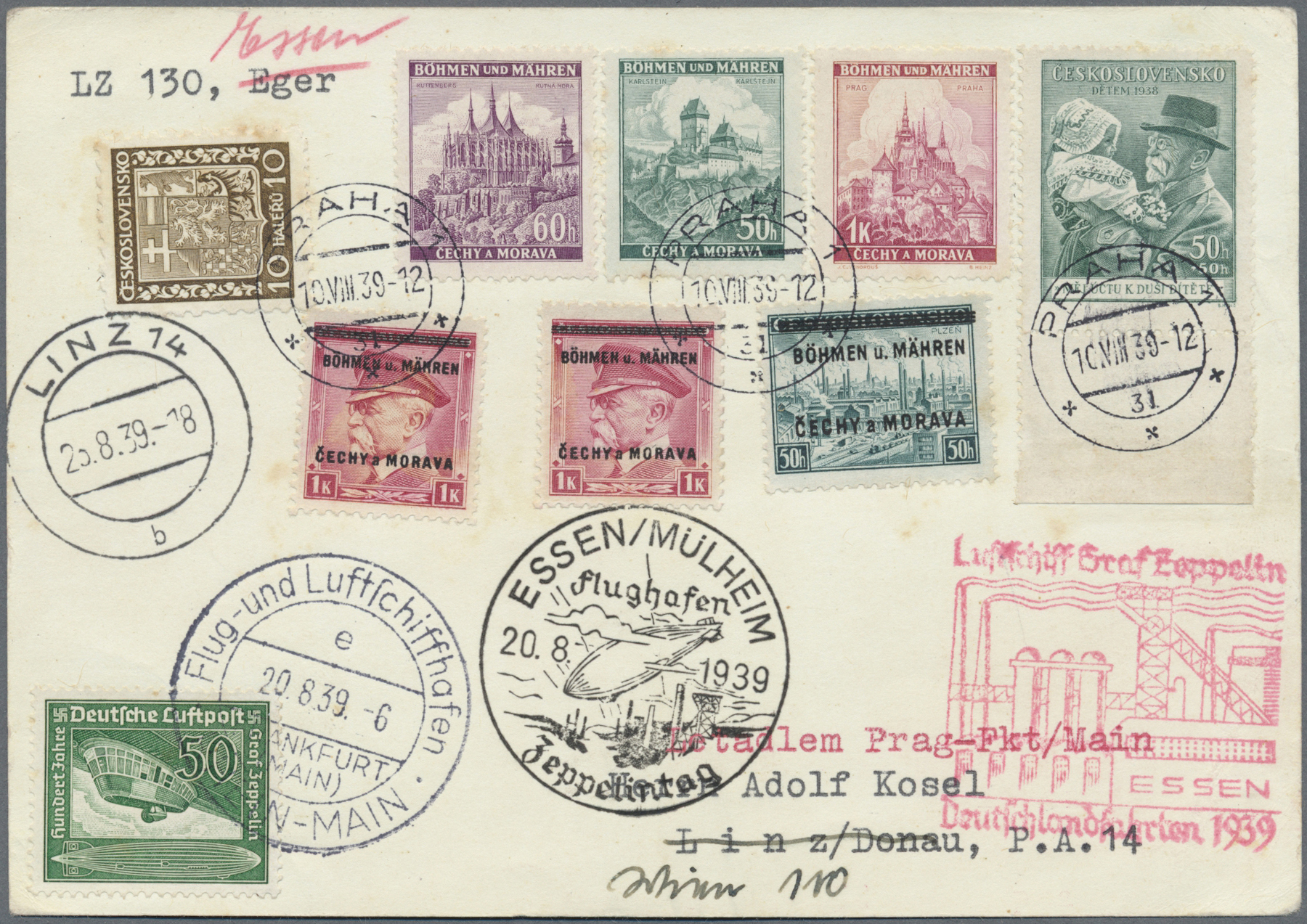Stamp Auction - Dt. Besetzung II WK - Böhmen und Mähren - Auction #40 ...