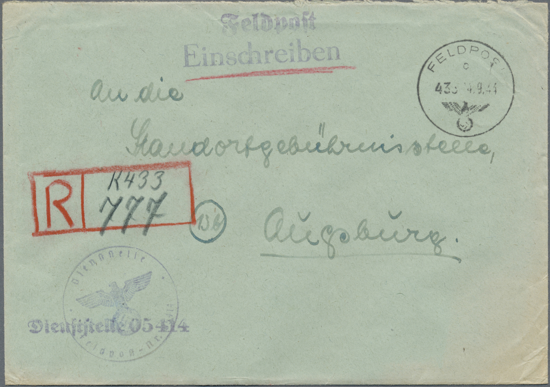 Stamp Auction - feldpost 2. weltkrieg - Auction #40 Collections Germany ...