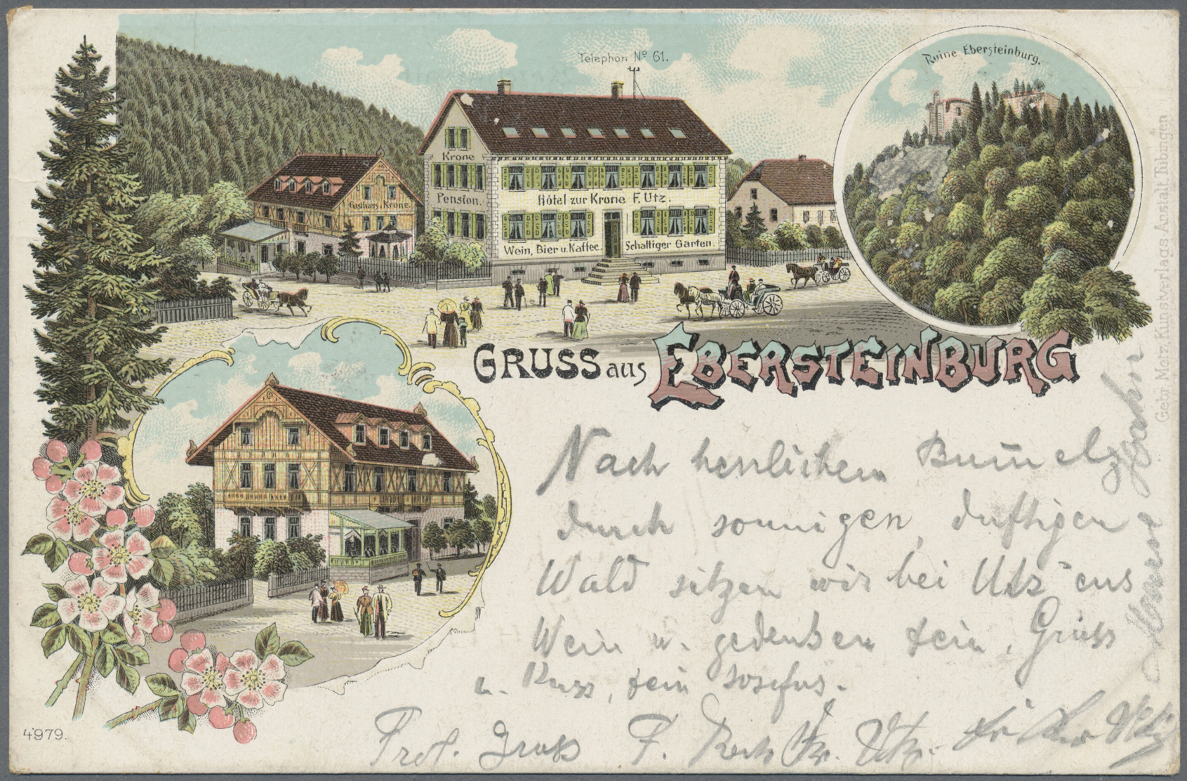 Stamp Auction - Ansichtskarten: Baden-Württemberg - Collections Germany ...