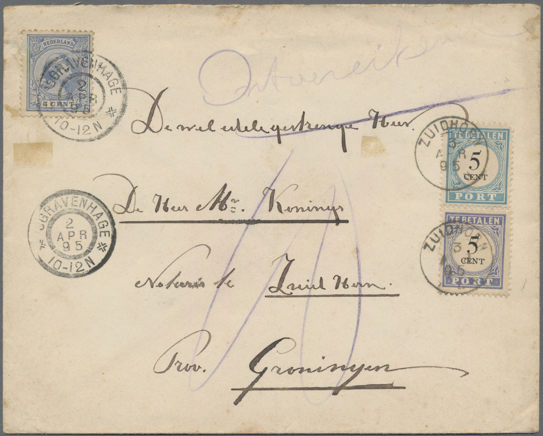 niederlande - portomarken Stamp Auctions