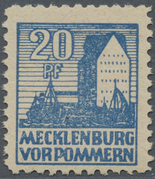 Stamp Auction - Sowjetische Zone - Mecklenburg-Vorpommern - Auction #40 ...