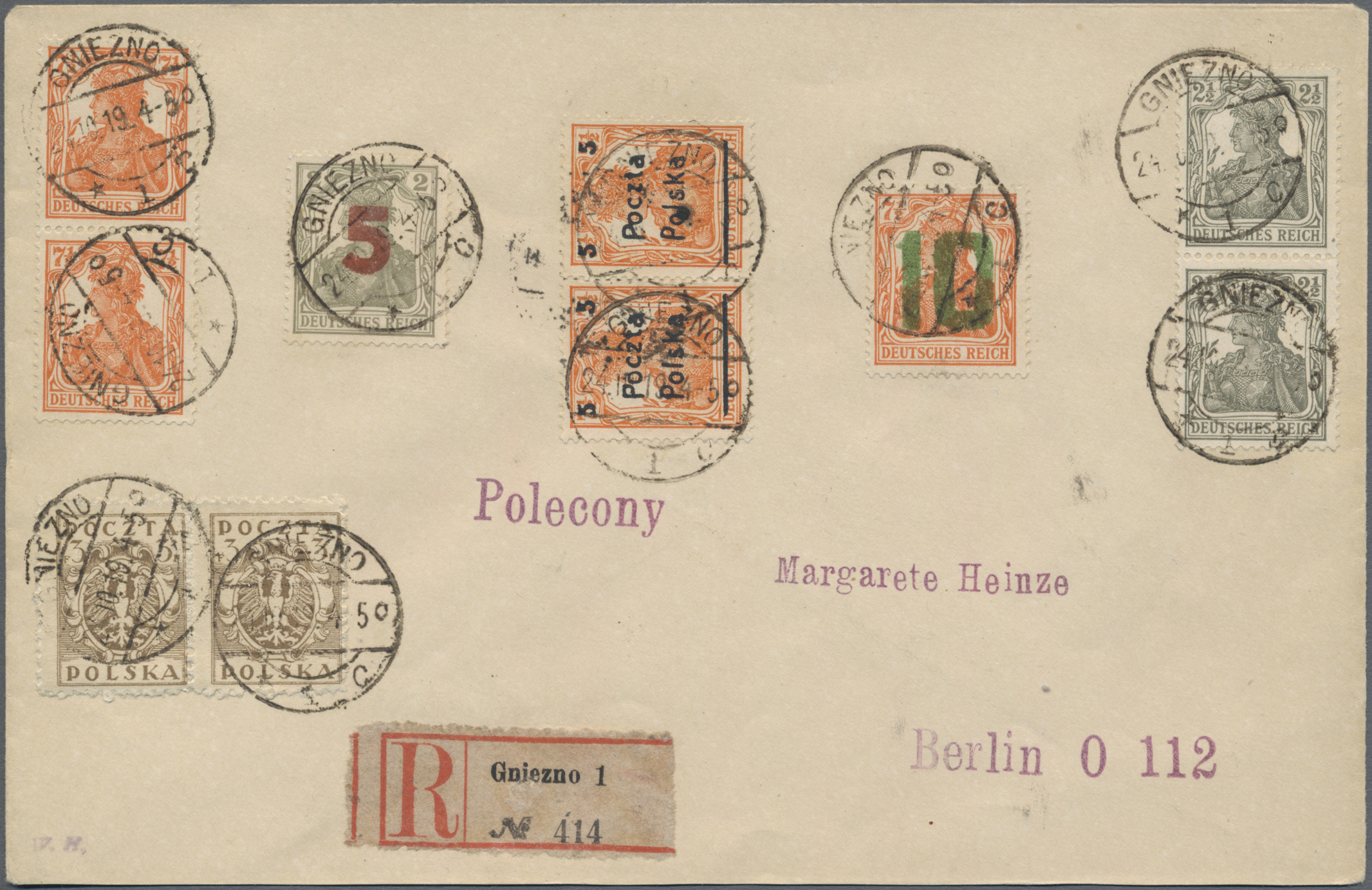 Polen - Lokalausgaben 1915/19 Stamp Auctions