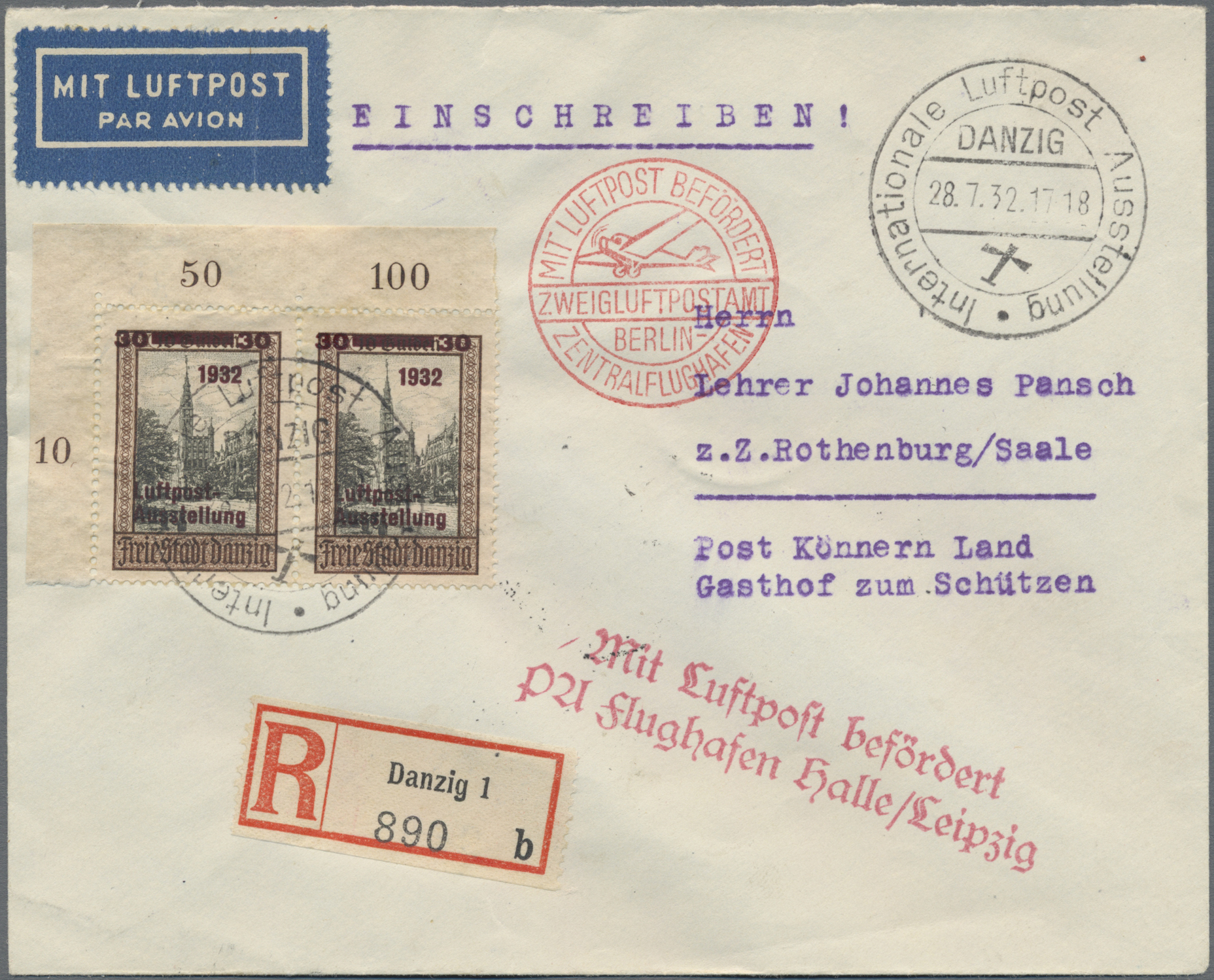 Stamp Auction - danzig - Sale #47 Colections: Germany, lot 24866