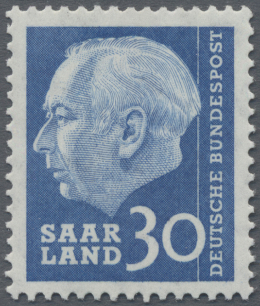 Stamp Auction - Saarland (1957/59) - OPD Saarbrücken - 51th Auction ...