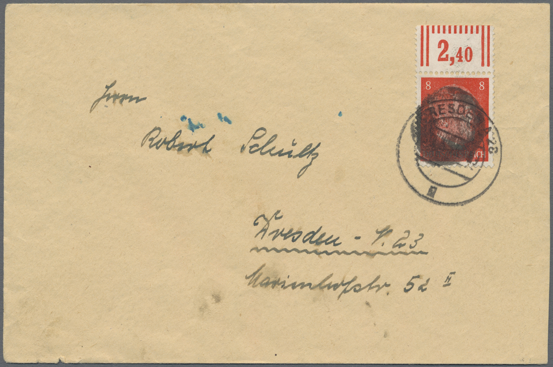 Stamp Auction - Sowjetische Zone - Sächsische Schwärzungen - 50th ...